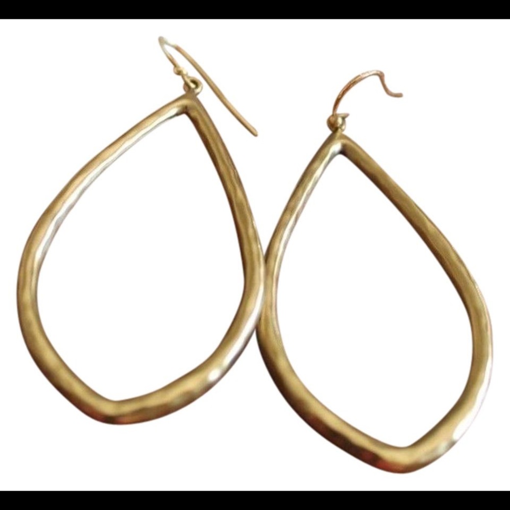 Silpada Drop A Hint brass fishhook earrings